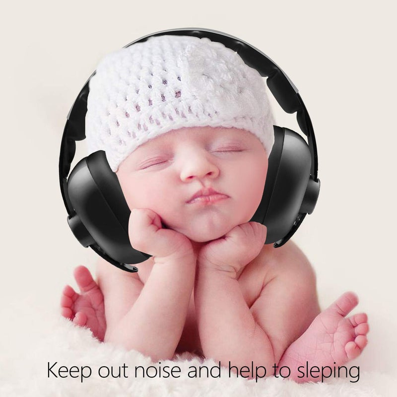 BBTKCARE Baby Headphones Noise Cancelling Headphones for Babies for 3 Months to 3 Years (Black) - Image 5