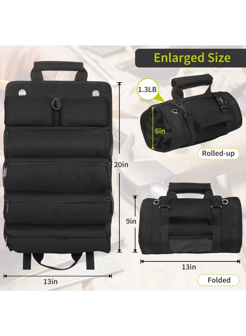 عام سيارة الأجهزة أداة حقيبة ، المحمولة كهربائي أداة حقيبة ، لفة من نوع كهربائي النجارة حقيبة التخزين - Image 5