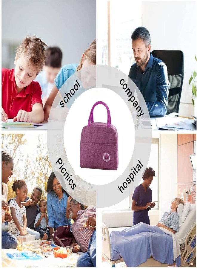 XIBO Lunch Bag Small Lunch Box || Container Reusable Leakproof || Fashionable Work Picnic or Travel || Tote for Office, Work, School, Beach or Travel. - Image 5