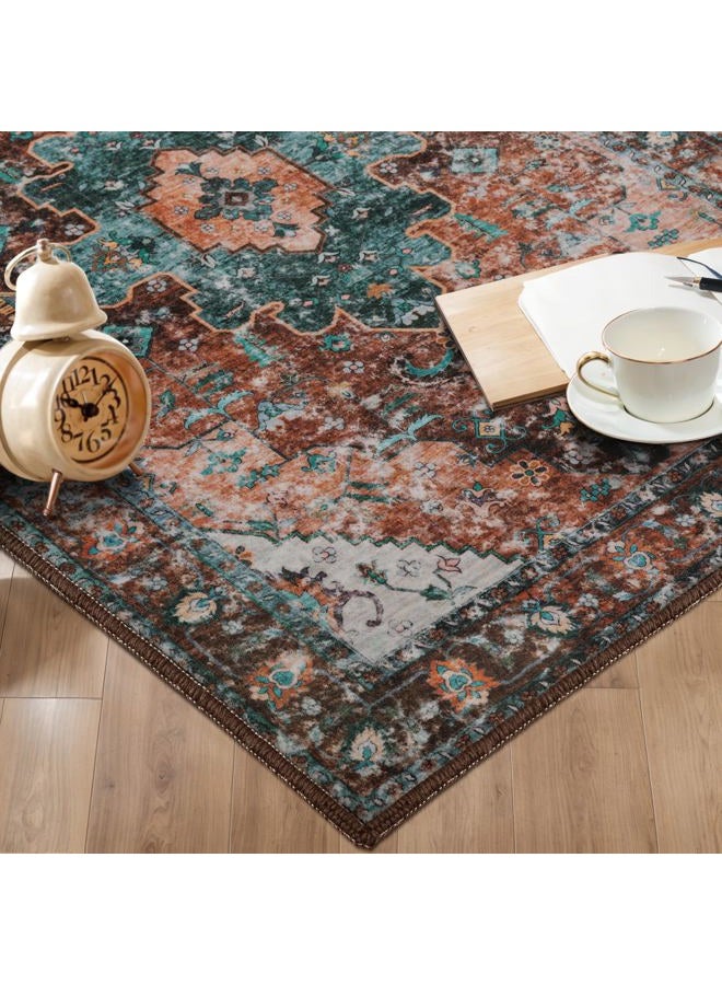 Ciicool Washable Runner Rug 2'x5' Hallway Rug Runner Non Slip Non Shedding Pet Friendly Indoor Floor Carpet Runner for Bathroom Kitchen Living Room Bedside - Image 5