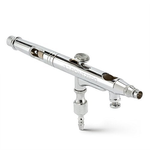 PointZero Dual-Action .5cc Gravity-Feed Airbrush Set w/MAC Valve - .2mm Nozzle - Image 2