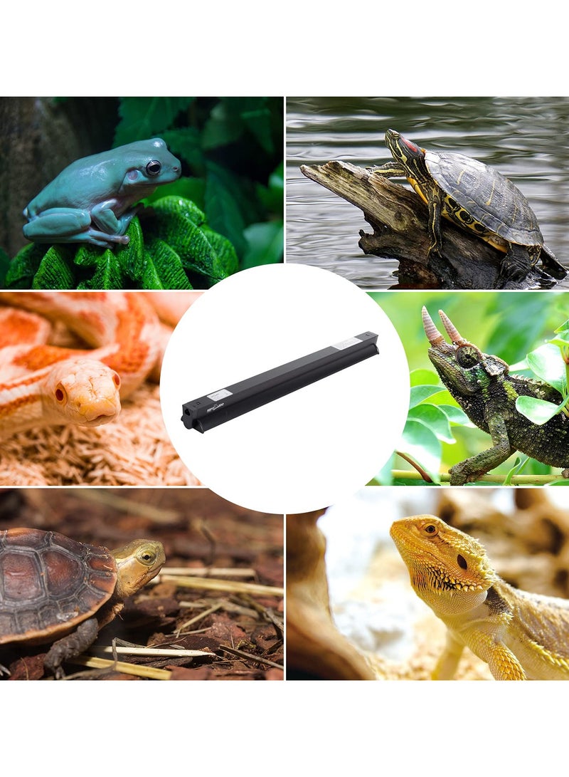 REPTIZOO REPTI ZOO T5 HO UVB Lighting Combo Kit, Terrarium Hood Comes with Desert 5.0 UVB T5 Lamp (AT2808STT-8W)  - Image 5