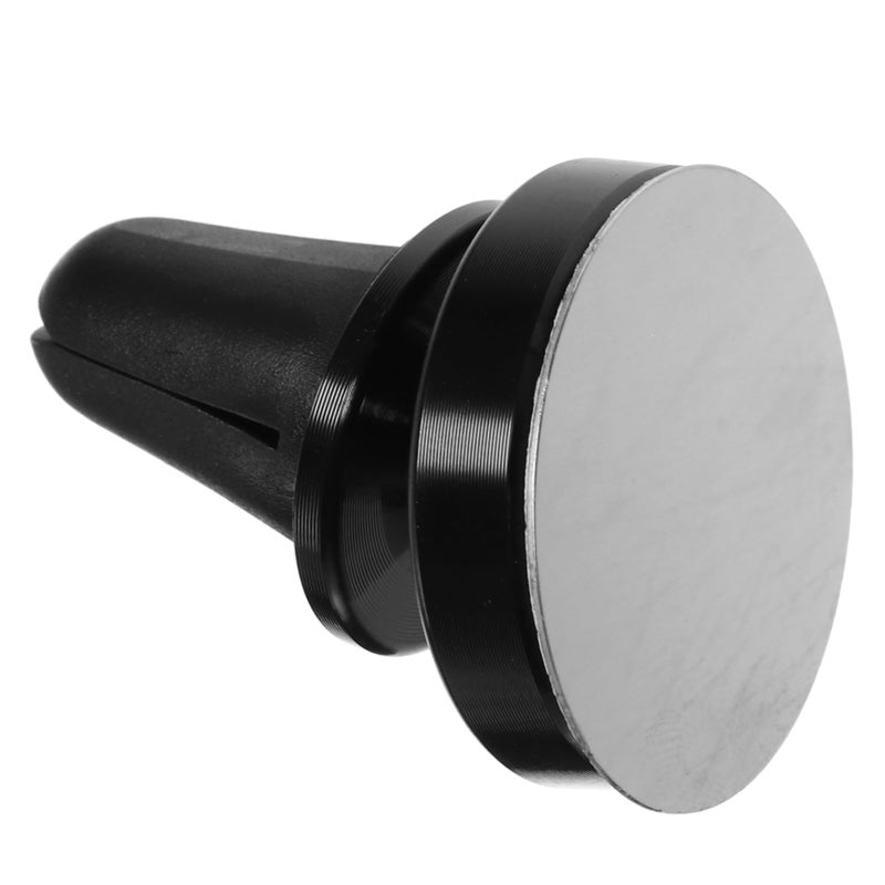 Black Magnetic Car Vent Phone Holder Mini Clip for Cellphones Tablets Stable Vibration Resistance - Image 2