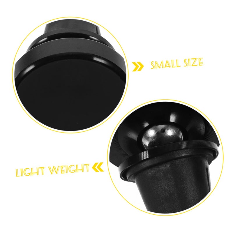 Black Magnetic Car Vent Phone Holder Mini Clip for Cellphones Tablets Stable Vibration Resistance - Image 5