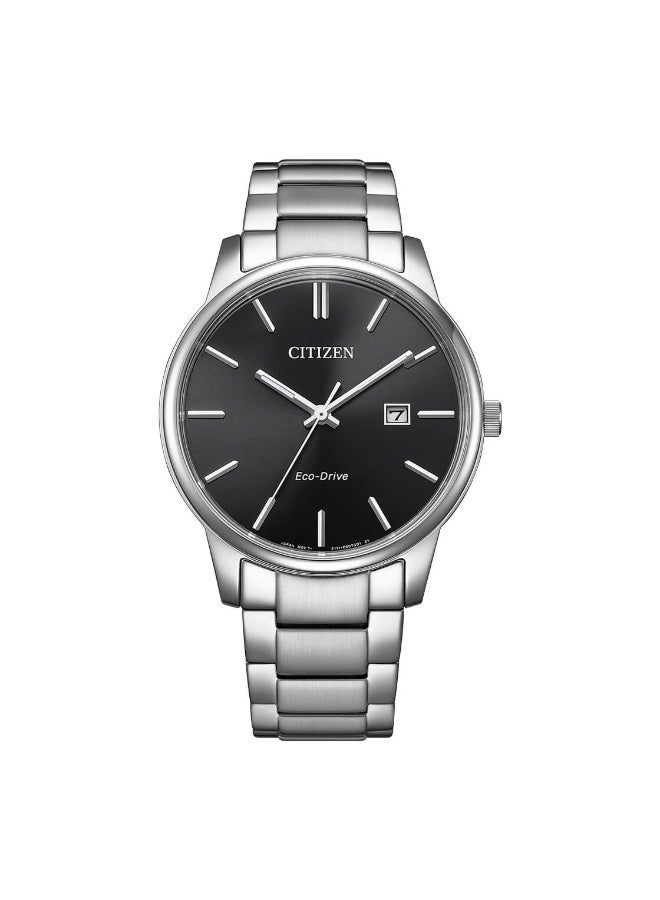 Citizen Men's Eco-Drive Watch BM6978-93E - 40mm Stainless Steel, Black Dial - Image 1