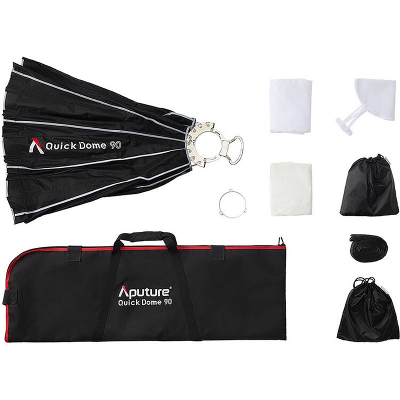 Aputure Quick Dome 90 (34.8") with 40deg Grid compatible with LS and Storm Series - Image 3