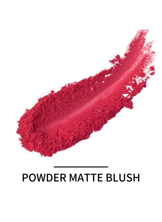 Boobeen Powder Blush Matte Blush, Highly Pigmented Beauty Cream Blush Palette For Create A Natural Cheek Flushed Look, Rich Colors - Image 3