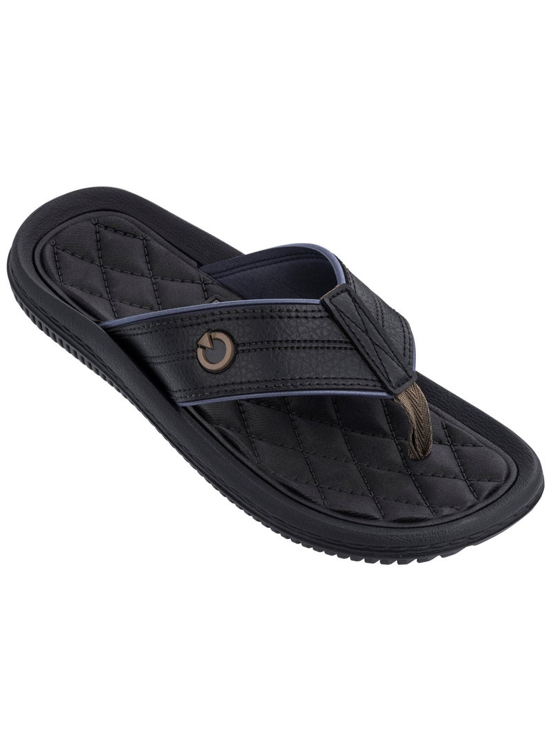 Cartago Fiji IV Dedo AD Men's Thong Sandals Black and Blue