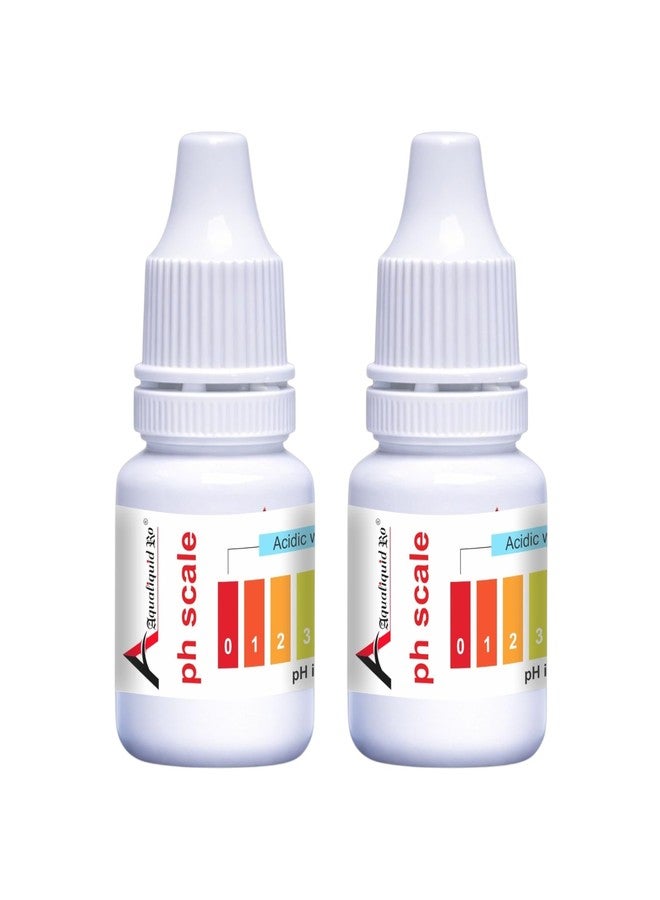 AQUALIQUID RO pH Drop for pH Testing and Alkaline level, for pH Water Testing with pH Color Chart, pH Test Kit, Litmus liquid (2 Bottle) - Image 1