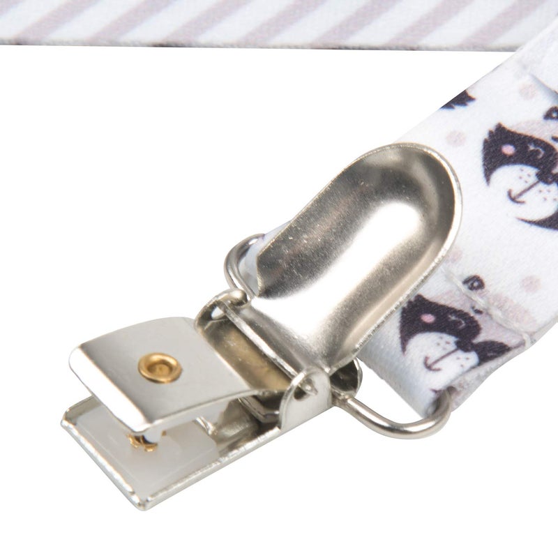 Babygoal Pacifier Clips, 6 Pack Pacifier Holder for Boys and Girls Fits Most Pacifier Styles 6PBM01 - Image 4