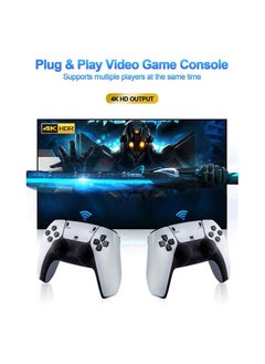 TRENDI LAND ZON VIDEO GAME NEW wireless retro game console plug and play video game stick built in 10000+ games classic emulators 4k high definition hdmi output for tv with dual 2.4g wireless Dual controllers  - Image 3