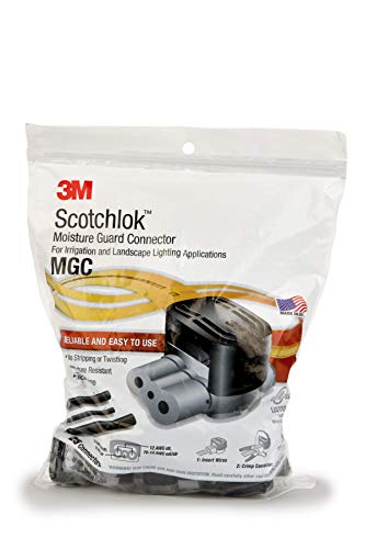 3M Scotchlok Moisture Guard Connector MSC Weatherproof UVResistant Connector for 23 Wires 1614 AWG solidstranded Bag of 25 For Irrigation and Landscape Lighting Applications - Image 3
