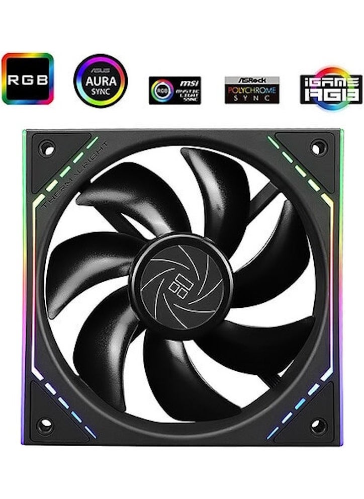 Thermalright - TL-M12 Argb 120MM Black Case Fan - Image 1