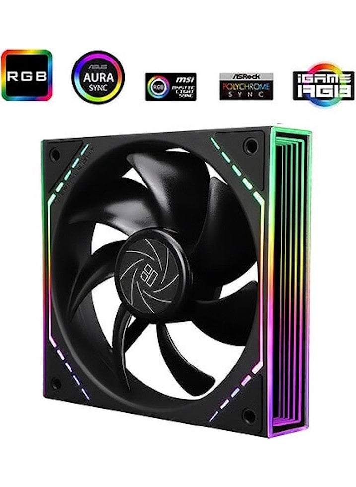Thermalright - TL-M12 Argb 120MM Black Case Fan - Image 1
