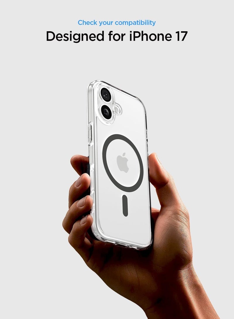 Spigen Ultra Hybrid MagFit iPhone 17 Case Cover with MagSafe (2025) - Clear Graphite - Image 2