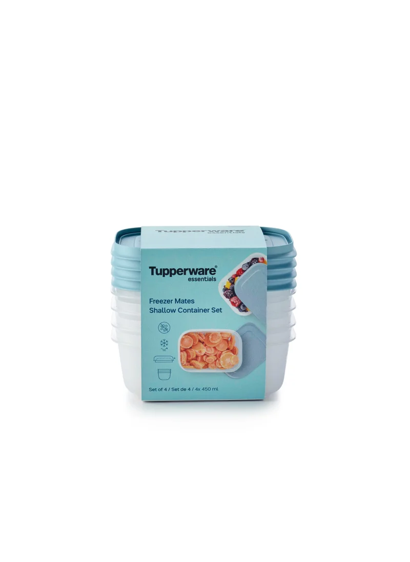 Tupperware Freezer Mates Shallow Container Set 450 ml (4)