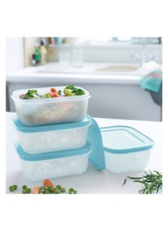 Tupperware Freezer Mates Shallow Container Set 450 ml (4)  - Image 3