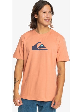 QUIKSILVER Comp Logo Ss Canyon Clay Men's T-Shirt EQYZT07658-MJR0  - Image 1