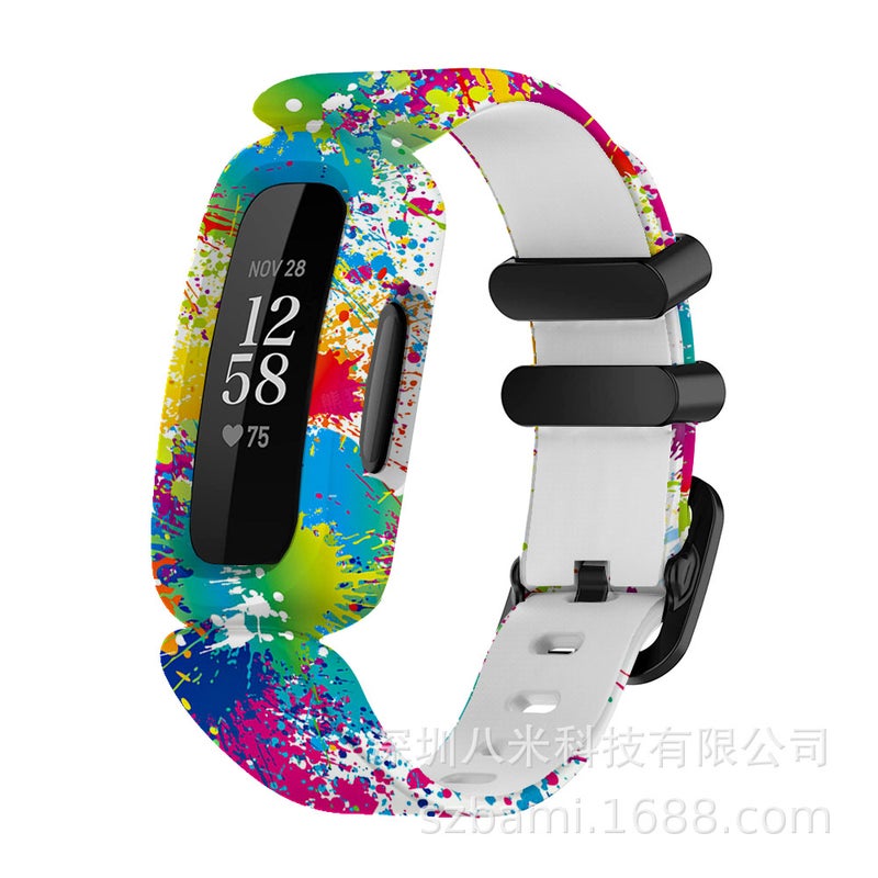 Suitable For Fitbit Ace3 Children'S Bracelet Integrated Strap Fitbit Inspire2 All-Inclusive Silicone Strap - Image 1