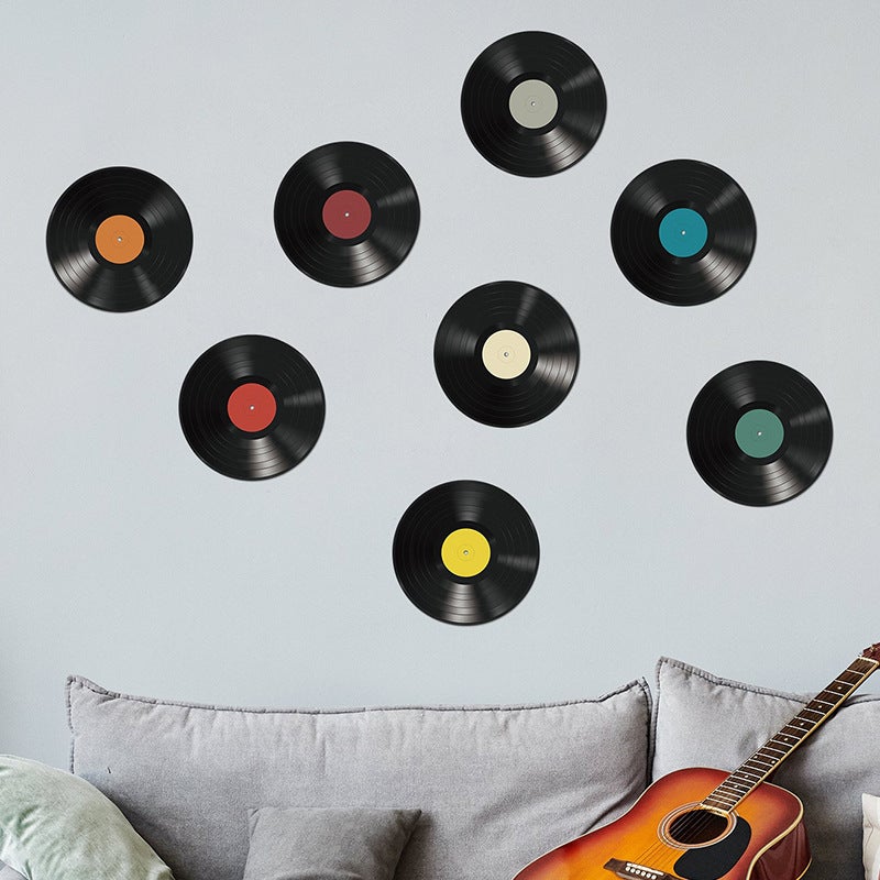 Classic Music Records Bedroom Living Room Porch Dormitory Home Decoration Wall Stickers Self-Adhesive - Image 5