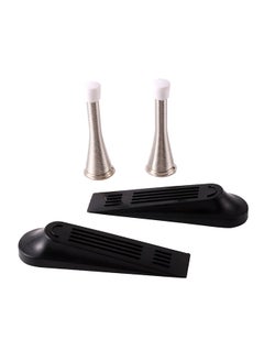 LAWAZIM Plastic Door Stopper Set-4 Piece-Durable Lightweight Door Wedge Pack with Spring Stoppers for Indoor Rooms and Outdoor Use - Child and Pet-Safe Door Jammer Kit for Home Office and DIY Projects  - Image 3