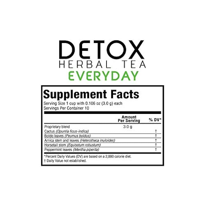 greenside Detox Herbal Tea Single Serve Cups for Everyday - Cleansing and Revitalizing Body Supplements - 10 Cups (3-gram Serving/Cup) - Image 2