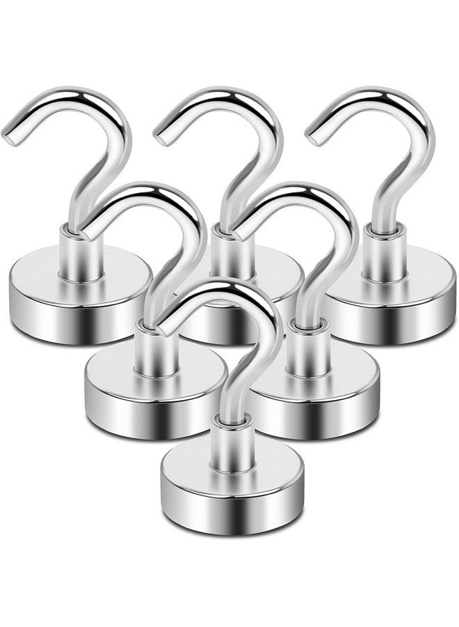 KESI ORNAMENTS KESI Magnetic Hooks Heavy Duty, 25LBS Strong Neodymium Magnets Ceiling Hooks for Hanging Plants, Metal Magnets for Refrigerator, Cruise, Camping, Grill, Teacher Organizer Classroom (3)