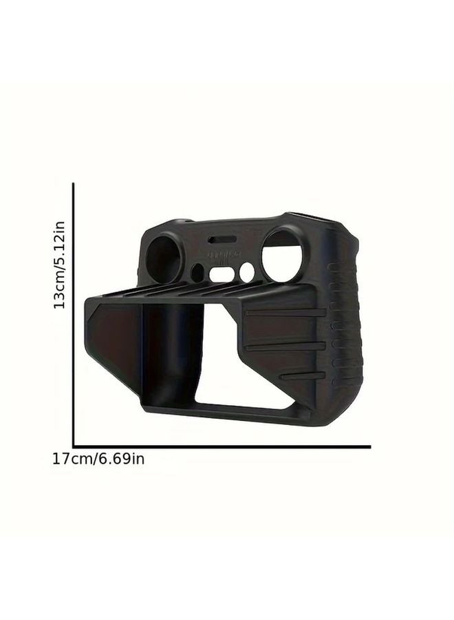 Grey Silicone Protective Case With Sunshade For DJI RC Remote Controller - Image 3