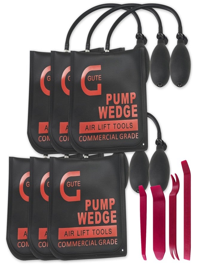 Gute Air Wedge Bag Pump, Strong Commercial Grade Air Wedge Bag Pump Professional Leveling Kit & Alignment Tool Bag in the Popular Medium Size (6 Pack) - Image 1