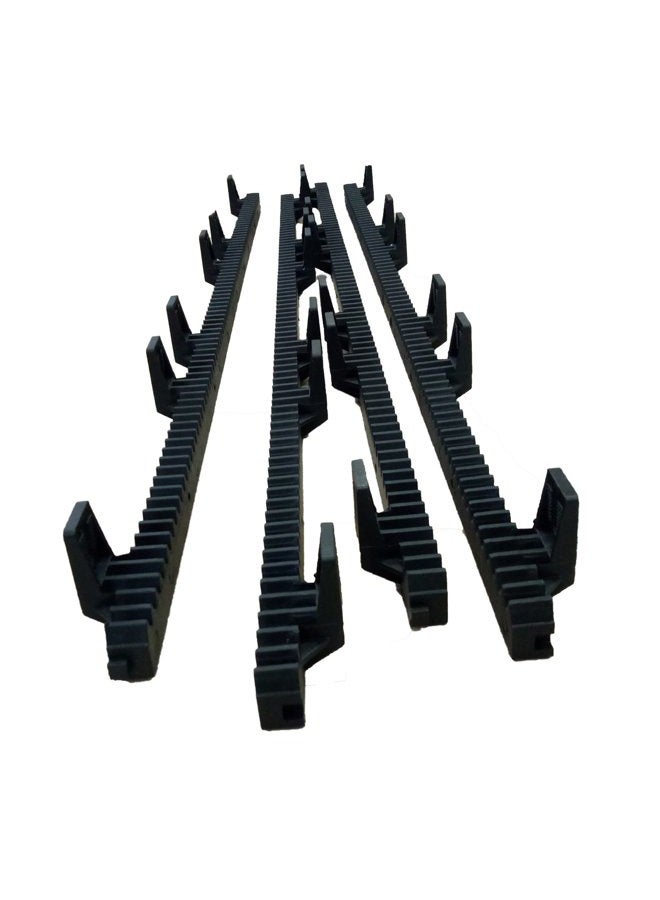 RNH4 4pc Heavy Duty Gear Rack Including Mounting Hardward for 13 Feet Slide Door Operators Sliding Gate Openers
