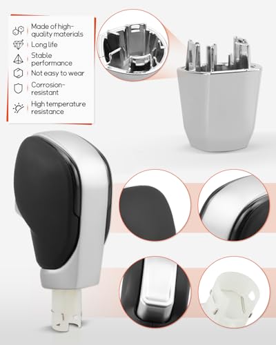 YUANTUO Auto Gear Shift Lever Knob Fit for Renault kadjar/Megane IV/Scenic IV/koleos I II, Replace 328652311R 349206625R - Image 3
