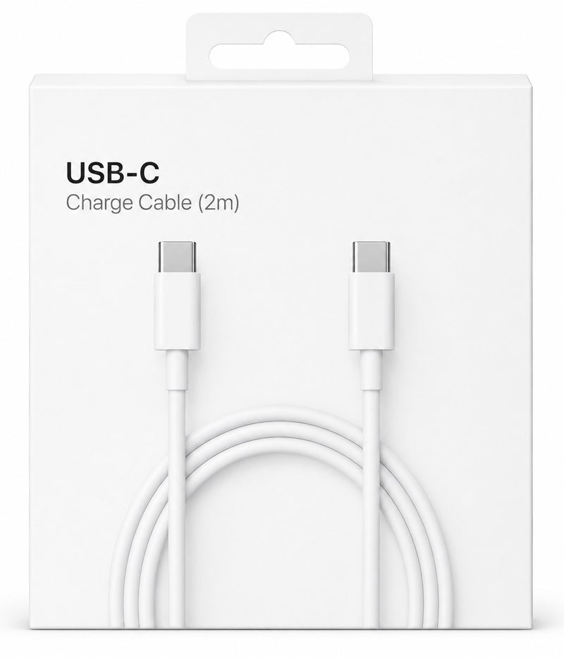 2M USB-C to USB-C Charging Cable for iPhone and Samsung, 6.56FT Type-C Fast Charging Cable for Compatible iPhone and Samsung Devices - Image 1