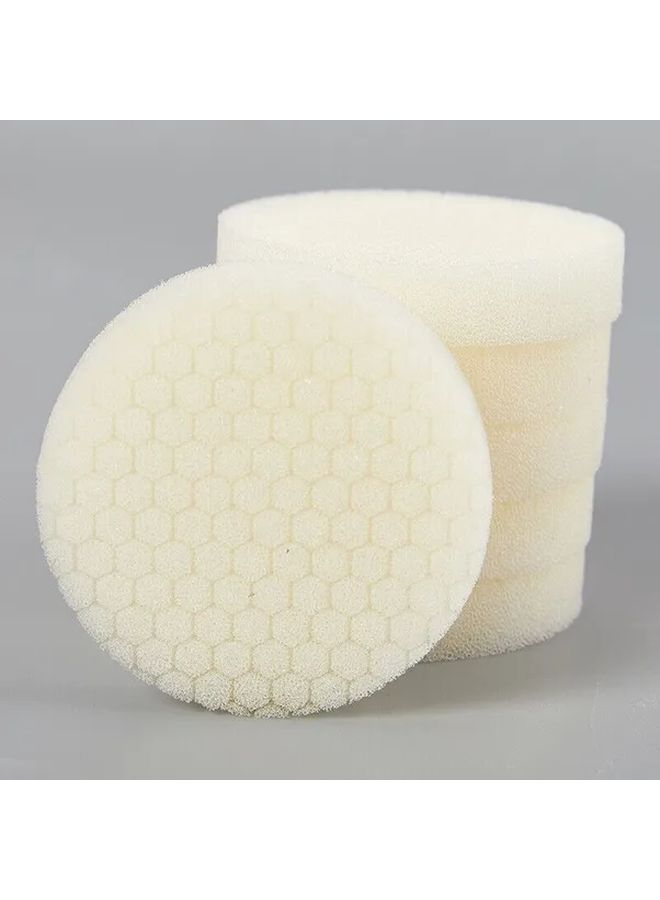 Beige Air Cushion Makeup Sponges 10pcs Reusable Fragrance Free Blending Puffs For Foundation And Powder - Image 5