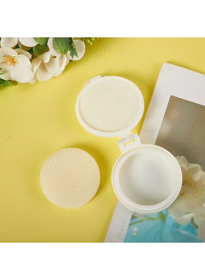 Beige Air Cushion Makeup Sponges 10pcs Reusable Fragrance Free Blending Puffs For Foundation And Powder - Image 3