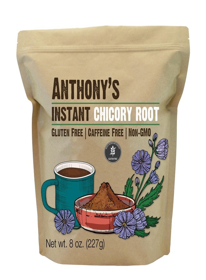 Anthony's Instant Chicory Root, 8 oz, Gluten Free, Caffeine Free, Non GMO, Coffee Alternative - Image 1