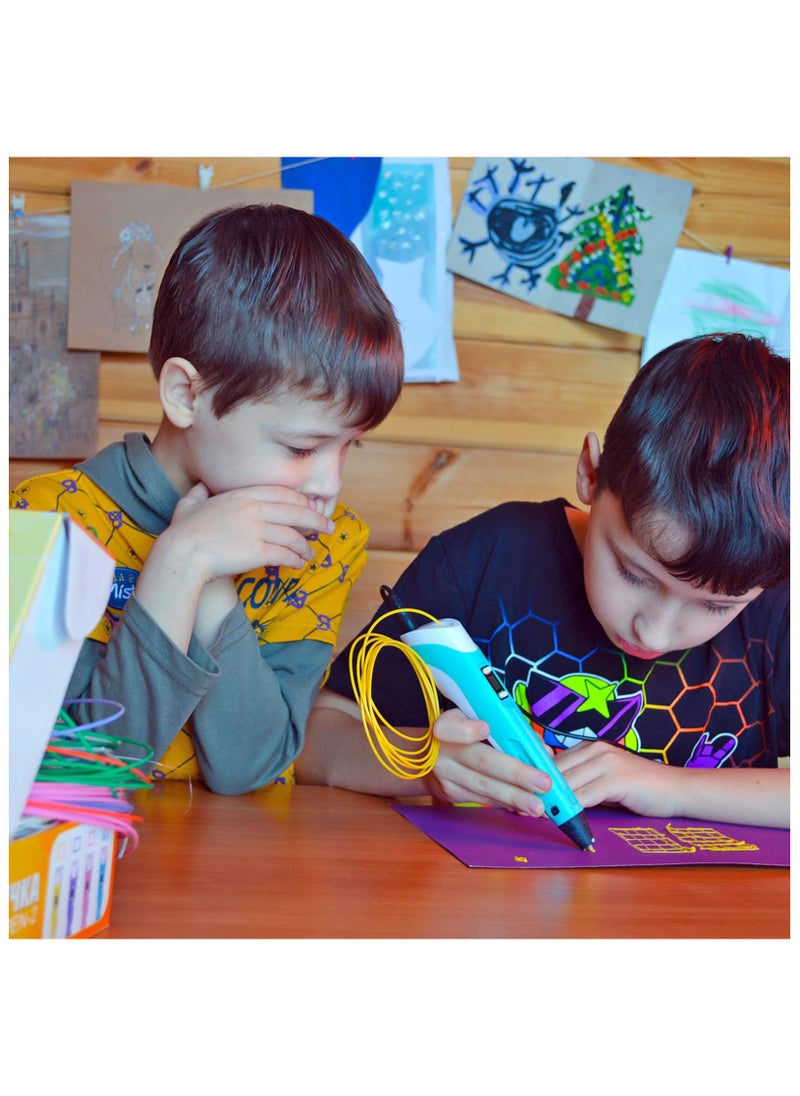 3D Pen for Kids and Adults,Compatible with 1.75mm PLA and ABS Filament Refills,3D Art Printing Printer Pens with LCD Screen Automatic Feeding,USB Charging,Interesting Gifts Toys