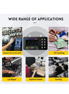 Generic Oscilloscope - 2 Channel Handheld Digital Oscilloscope Kit, 50MSa/s Sampling Rate, 10MHz Bandwidth, Trigger Function Auto/Nomal/Single, Portable Automotive Oscilloscope  - Image 5