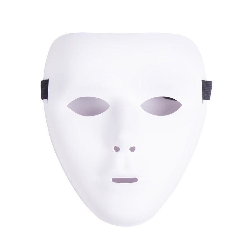 ANSEE Jabbawockeez Hip-hop Mask for Halloween Cosplay Costume Party - White - Image 1