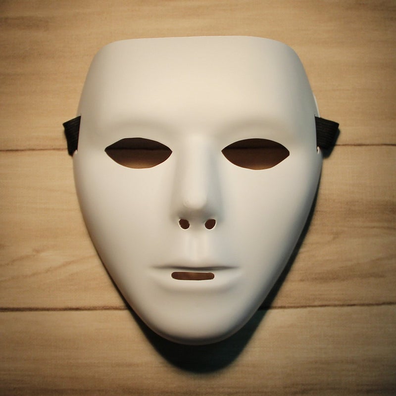 ANSEE Jabbawockeez Hip-hop Mask for Halloween Cosplay Costume Party - White - Image 2