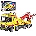 Reobrix Tow Truck Building Blocks 22012 Adult Construction Vehicle Model Kit Mechanical Rescue Vehicle RC Crane Toys with MultiFunction Switches Gifts for Adult 1794 Pieces - Image 2