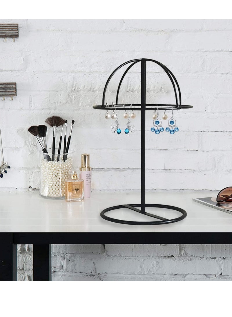 Wig Stand Holder,Hat Racks,Hat Display Stand,12 inch Stable Sturdy Wig Head Holder, Freestanding Durable Hat Holder Storage Stand, Metal Hat Cap Rack Wigs Holder  (black) - Image 5
