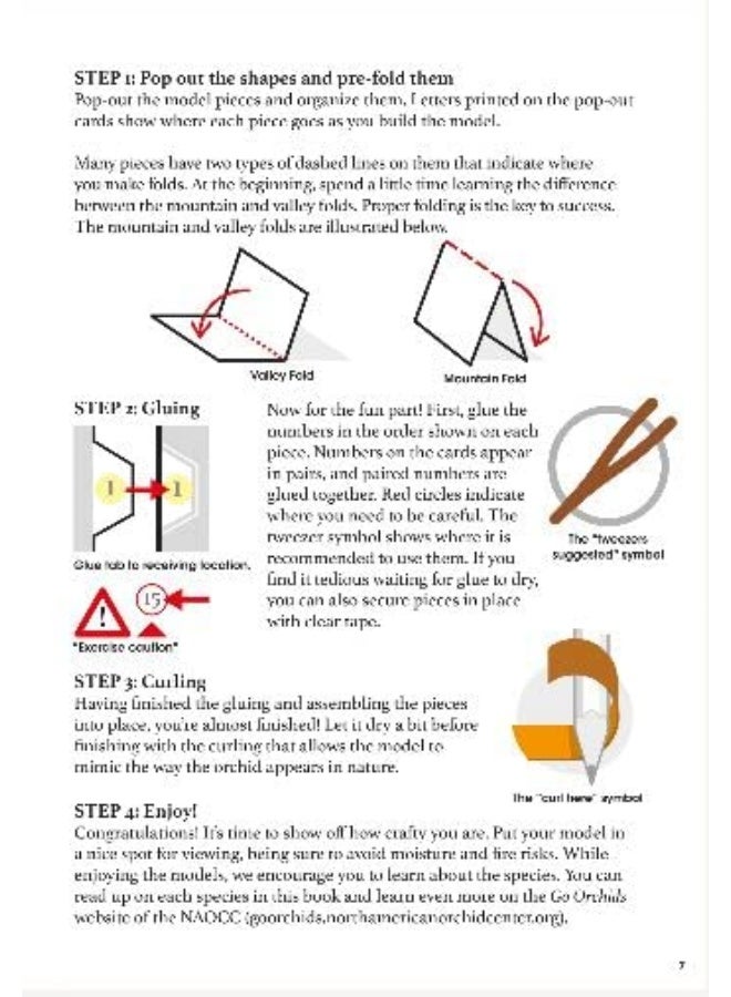 Origami Orchids Kit: 20 Beautiful Die-Cut Paper Models - Image 4