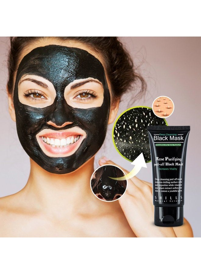 Shills Blackhead, Removes Blemishes, Purifyies, Cleanses Skin. Activated Charcoal (50 ml) - Image 4