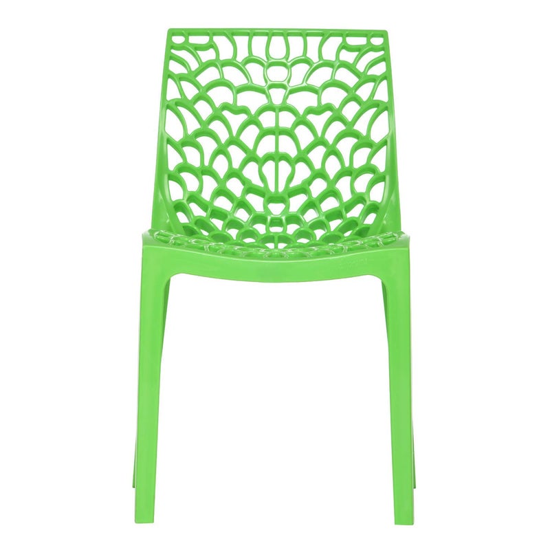 Supreme Web Heavy Plastic Chair for Home Garden Parrot Green Set of 1 70 x 140 cm - Image 1