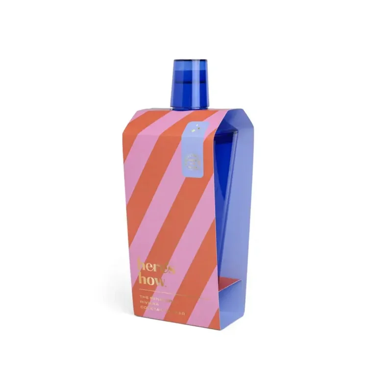 وإليك كيف The Penelope Cocktail Shaker - Cobalt