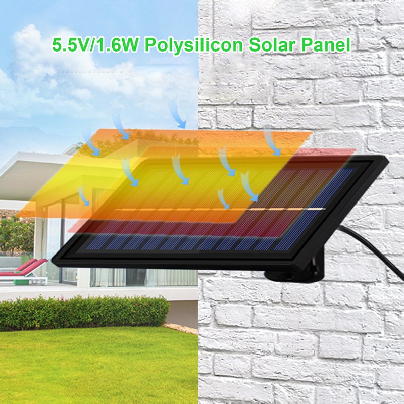 Solar Powered LEDs Ceiling Light Dimmable Shed Lights Patio Chandelier Split Solar Light Hang-ing Lamp Remote & Lighting Control with Timer Function IP65 Water-resistant for Indoor Outdoor Lighting - Image 3