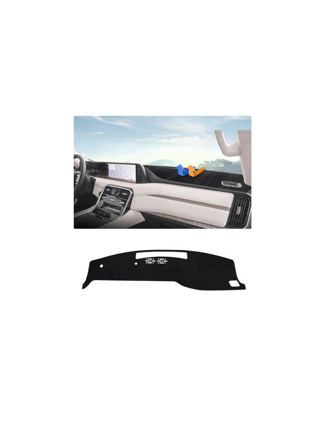 Autorder Dashboard Cover Mat for Nissan Armada 2025 2026 Accessories Dash Cover Upgrade Flannel Dash Mat Sunshade Glare UV Rays Protector(Only fit for 14.3-inch Touchscreen) - Image 1