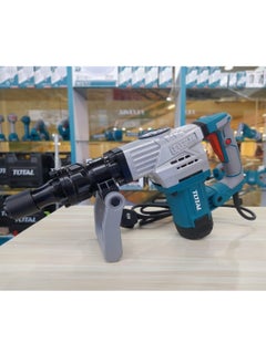 TOTAL TOTAL Demolition Breaker 1300W (TH2130016) – Powerful Electric Demolition Hammer with 20J Impact Force, Anti-Vibration System, HEX Chuck, 2 Chisels, and Extra Carbon Brushes for Heavy-Duty Construction and Demolition Jobs  - Image 3