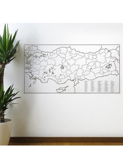Buffer Writable Türkiye Map Magnetic Wall Sticker 110 x 56 cm  - Image 1