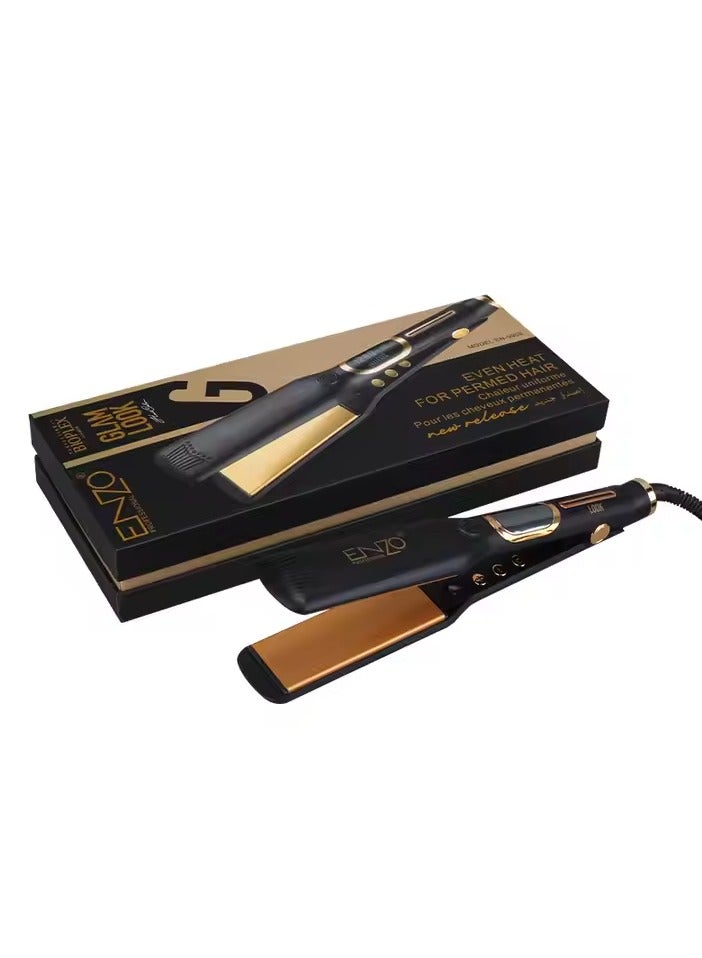 ENZO Professional Premium Hair Straightener – Fast Heat-Up, Adjustable Temperature, Ceramic Plates for Smooth, Frizz-Free Styling - Image 2